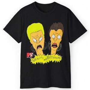 Beavis And Butt-Head T-Shirt 1993 Stanley Desantis Cartoon Retro